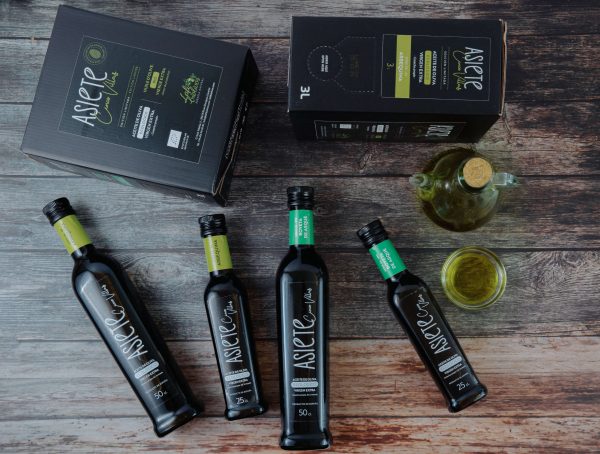 Aceite de Oliva Virgen Extra ecológico: Arbequina + Royeta de Asque. Botella de vidrio de 50cl - Imagen 5